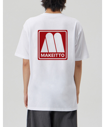 MAKEITTO（メイキット）の「[SQUARE LOGO] CREW NECK TEE_WHITE（Tシャツ/カットソー）」