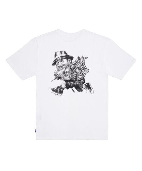 HANG OUTの「X タトゥーイズム OGTHEINK Tシャツ (ホワイト)(Tシャツ/カットソー・メンズ・その他・MEDIUM/LARGE/X-LARGE)」の1枚目の写真