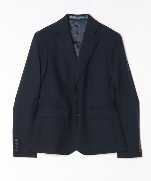 POLO RALPH LAUREN(ポロ ラルフ ローレン)の「シングルブレステッド ストレッチウール ブレザー(テーラードジャケット・レディース・ネイビー系1・00/6/4/2/0)」の3枚目の写真