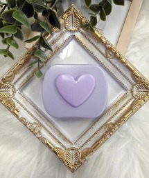 almo（アルモ）の「【Bls】【ZA】【Bling Leads】ハート型コンタクトケース (BL)（その他ビューティーグッズ）」