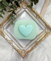 almo（アルモ）の「【Bls】【ZA】【Bling Leads】ハート型コンタクトケース (BL)（その他ビューティーグッズ）」