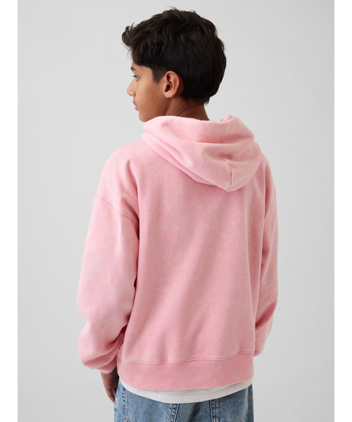 GAP(ギャップ)の「ヴィンテージソフト リラックスフィット パーカー (キッズ)(パーカー・キッズ・ピンク/ブルー・110cm/120cm/130cm/140cm/150cm/160cm)」の5枚目の写真