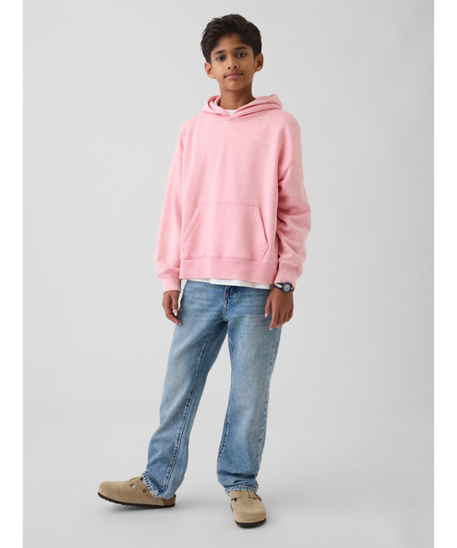 GAP(ギャップ)の「ヴィンテージソフト リラックスフィット パーカー (キッズ)(パーカー・キッズ・ピンク/ブルー・110cm/120cm/130cm/140cm/150cm/160cm)」の7枚目の写真