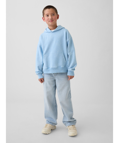 GAP(ギャップ)の「ヴィンテージソフト リラックスフィット パーカー (キッズ)(パーカー・キッズ・ピンク/ブルー・110cm/120cm/130cm/140cm/150cm/160cm)」の8枚目の写真