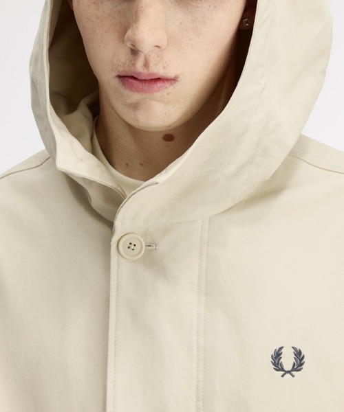FRED PERRY（フレッドペリー）の「Groundsman Parka／グラウンズマンパーカジャケット（マウンテンパーカー・メンズ・オートミール・M/L/S）」の5枚目の写真
