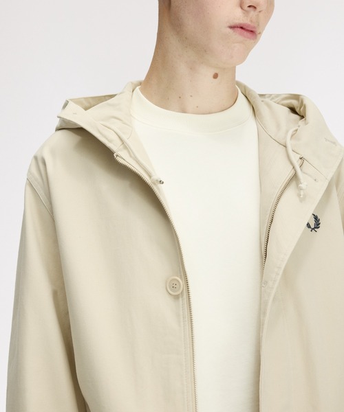 FRED PERRY（フレッドペリー）の「Groundsman Parka／グラウンズマンパーカジャケット（マウンテンパーカー・メンズ・オートミール・M/L/S）」の17枚目の写真