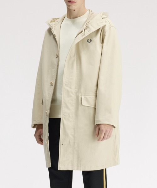FRED PERRY（フレッドペリー）の「Groundsman Parka／グラウンズマンパーカジャケット（マウンテンパーカー・メンズ・オートミール・M/L/S）」の15枚目の写真