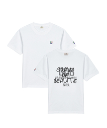 BACK LOGO GDB T-SHIRT 02 [WHITE]