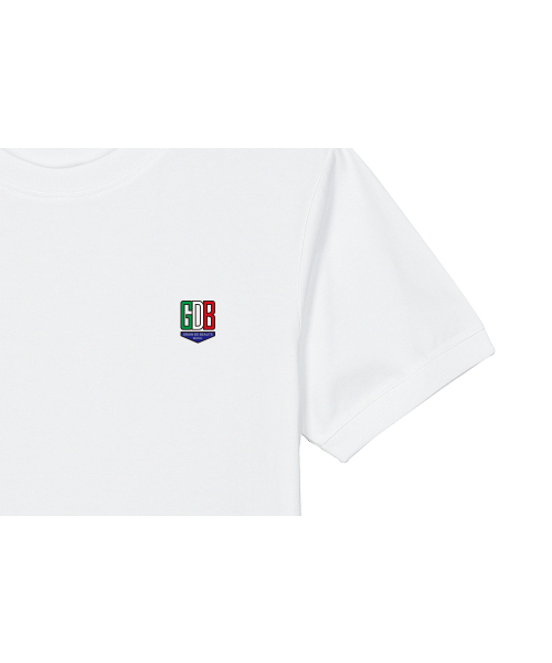 GRAIN DE BEAUTE（グランデボーテ）の「BACK LOGO GDB T-SHIRT 02 [WHITE]（Tシャツ/カットソー・レディース・ホワイト・S/M/L/XL）」の6枚目の写真