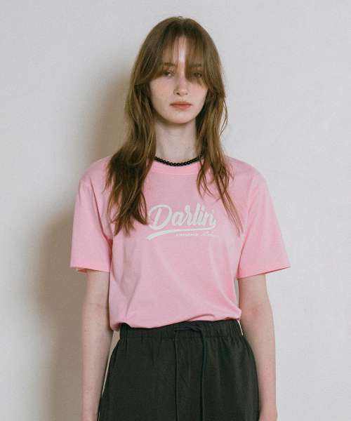 VANONE ATELIER(バノンアトリエ)の「A3524 ダーリンTシャツ_Pink(Tシャツ/カットソー・レディース・その他・FREE)」の1枚目の写真