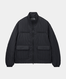 LETTERCOMO（レテルコモ）の「スーパーライトユアンブルージョンジャケットジャンパーブラック（ダウンジャケット/コート）」