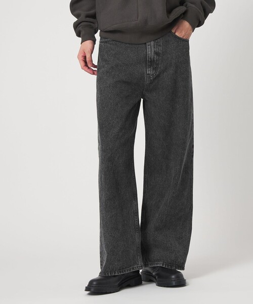 CITEN(シテン)の「<CITEN>バギーデニムパンツ(デニムパンツ・メンズ・ブラック/コバルトブルー・M/L/S)」の2枚目の写真
