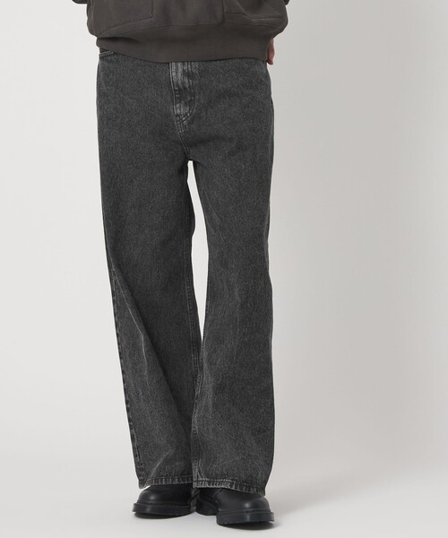 CITEN(シテン)の「<CITEN>バギーデニムパンツ(デニムパンツ・メンズ・ブラック/コバルトブルー・M/L/S)」の3枚目の写真