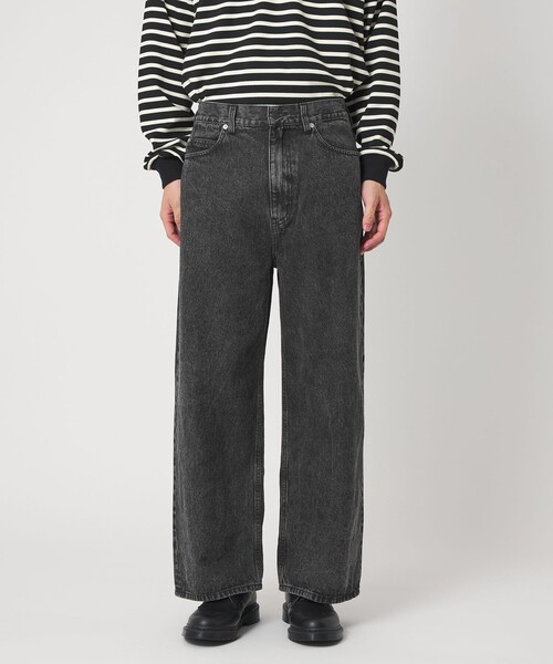 CITEN(シテン)の「<CITEN>バギーデニムパンツ(デニムパンツ・メンズ・ブラック/コバルトブルー・M/L/S)」の8枚目の写真