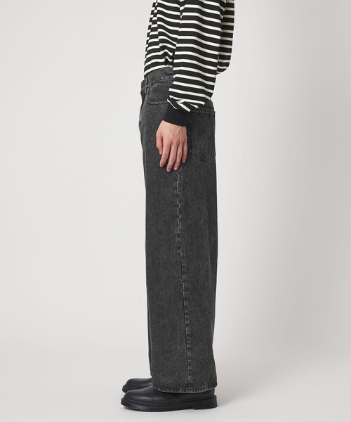 CITEN(シテン)の「<CITEN>バギーデニムパンツ(デニムパンツ・メンズ・ブラック/コバルトブルー・M/L/S)」の9枚目の写真