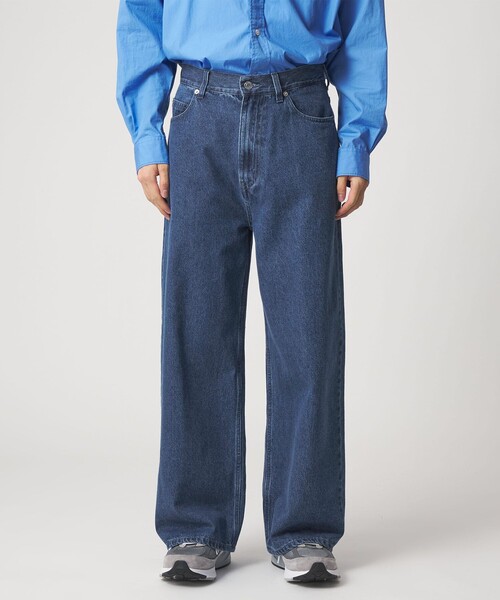 CITEN(シテン)の「<CITEN>バギーデニムパンツ(デニムパンツ・メンズ・ブラック/コバルトブルー・M/L/S)」の11枚目の写真