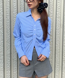 3.3 Field Trip  | 3.3 Field Trip／フロントギャザーコンパクトシャツ(シャツ/ブラウス)