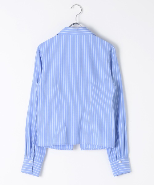 3.3 Field Trip （3.3フィールドトリップ）の「3.3 Field Trip／フロントギャザーコンパクトシャツ（シャツ/ブラウス・レディース・サックスブルー/ブラック・FREE）」の16枚目の写真