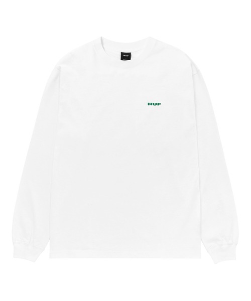 HUF(ハフ)の「MANHOLE LS TEE(Tシャツ/カットソー・メンズ・ライトグリーン/ブラック/ホワイト×グリーン・XXL/XL/L/M/S)」の6枚目の写真