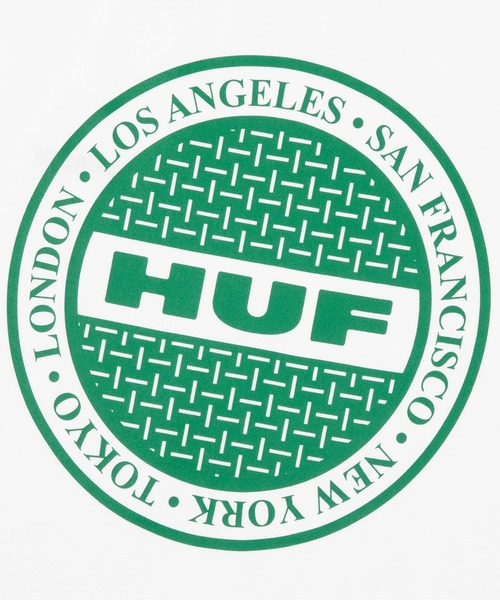 HUF(ハフ)の「MANHOLE LS TEE(Tシャツ/カットソー・メンズ・ライトグリーン/ブラック/ホワイト×グリーン・XXL/XL/L/M/S)」の20枚目の写真