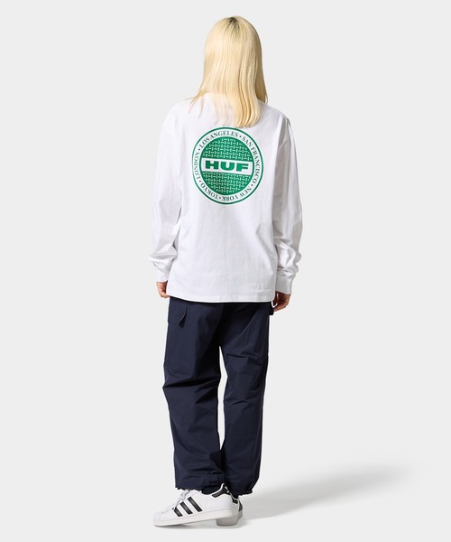HUF(ハフ)の「MANHOLE LS TEE(Tシャツ/カットソー・メンズ・ライトグリーン/ブラック/ホワイト×グリーン・XXL/XL/L/M/S)」の13枚目の写真