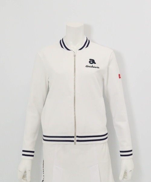 archivio(アルチビオ)の「<LADIES>バック刺繍ニットブルゾン(ブルゾン・レディース・ネイビー/ホワイト/レッド/ライトブルー・M/S)」の11枚目の写真
