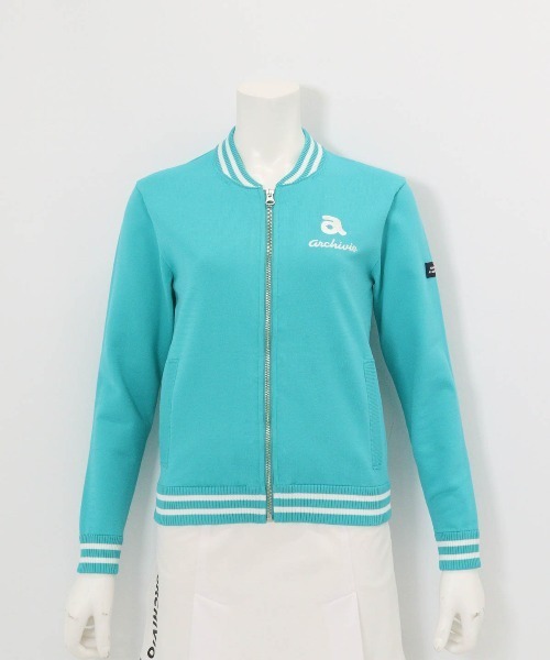 archivio(アルチビオ)の「<LADIES>バック刺繍ニットブルゾン(ブルゾン・レディース・ネイビー/ホワイト/レッド/ライトブルー・M/S)」の9枚目の写真