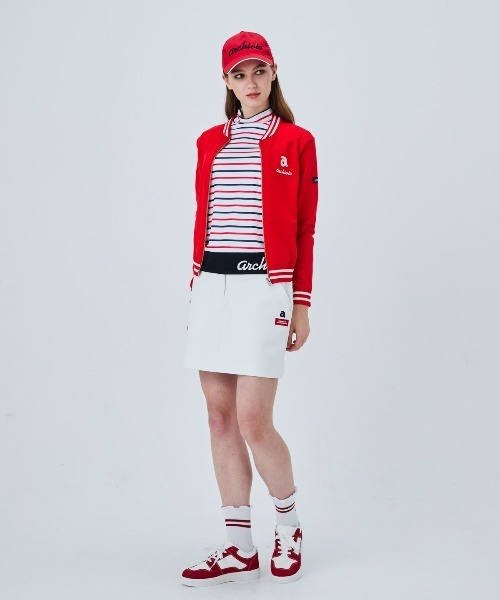 archivio(アルチビオ)の「<LADIES>バック刺繍ニットブルゾン(ブルゾン・レディース・ネイビー/ホワイト/レッド/ライトブルー・M/S)」の18枚目の写真