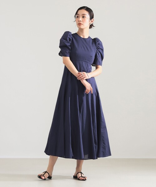 MARIHA（マリハ）の「【別注】MARIHA / 花のセレナーデのワンピース（ワンピース・レディース・ブラウン系その他2/インディゴブルー・38S/36S）」の6枚目の写真