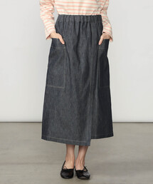 nicholson&nicholson（ニコルソンアンドニコルソン）の「nicholson & nicholson | デニム ラップスカート WOMEN（デニムスカート）」