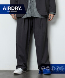 FREAK'S STORE | AIRDRY HIGH TECH YARN エアドライ イージー ワイド スラックスパンツ リラックスフィット(スラックス)