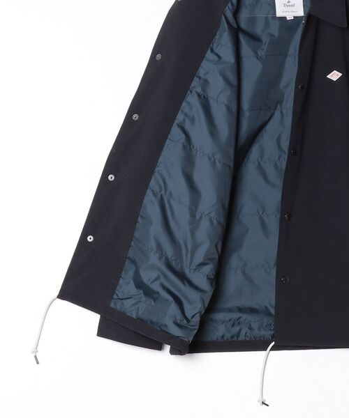 DANTON（ダントン）の「[DANTON/ダントン] ピーチタフタ 中綿入り コーチジャケット（その他アウター・レディース・アイボリー/ネイビー・40/42）」の4枚目の写真