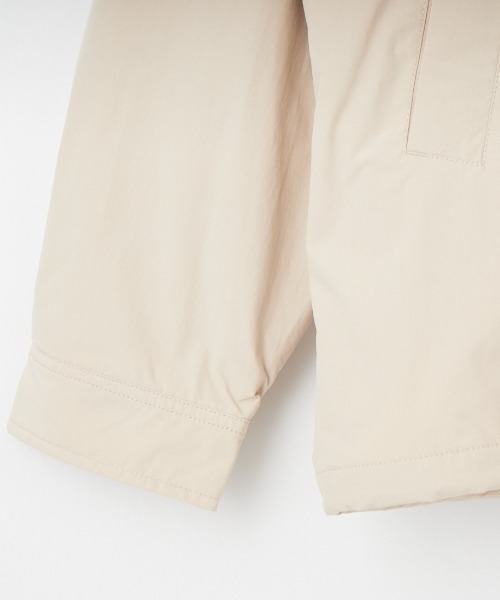 DANTON（ダントン）の「[DANTON/ダントン] ピーチタフタ 中綿入り コーチジャケット（その他アウター・レディース・アイボリー/ネイビー・40/42）」の10枚目の写真