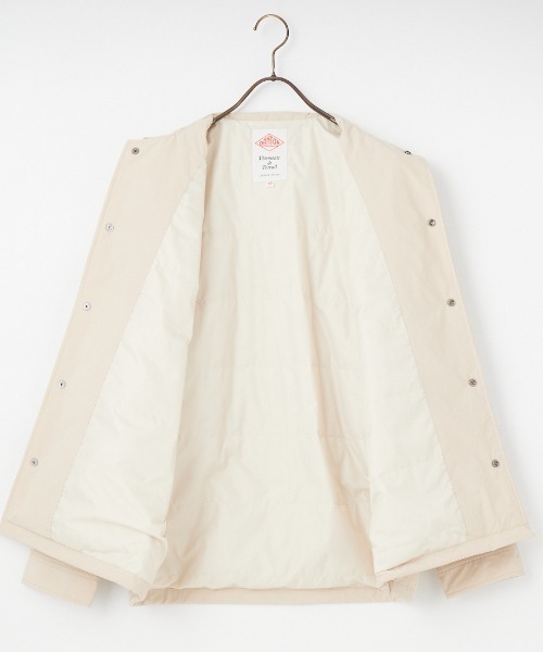 DANTON（ダントン）の「[DANTON/ダントン] ピーチタフタ 中綿入り コーチジャケット（その他アウター・レディース・アイボリー/ネイビー・40/42）」の14枚目の写真