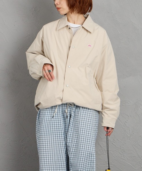 DANTON（ダントン）の「[DANTON/ダントン] ピーチタフタ 中綿入り コーチジャケット（その他アウター・レディース・アイボリー/ネイビー・40/42）」の17枚目の写真