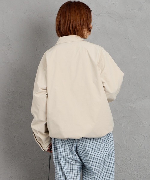 DANTON（ダントン）の「[DANTON/ダントン] ピーチタフタ 中綿入り コーチジャケット（その他アウター・レディース・アイボリー/ネイビー・40/42）」の19枚目の写真