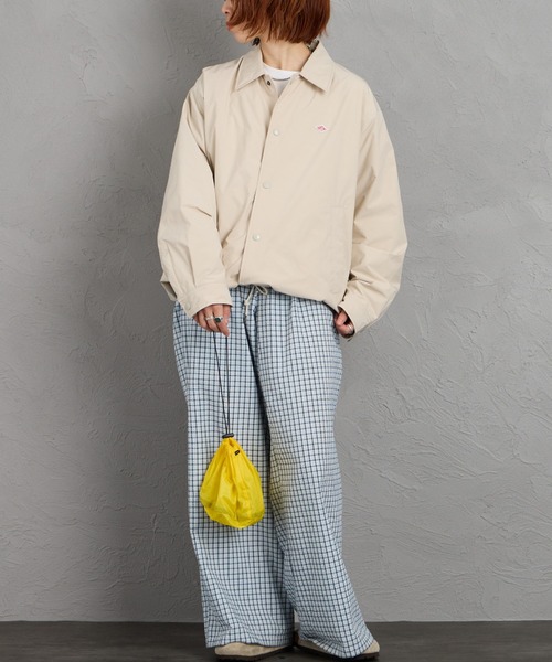 DANTON（ダントン）の「[DANTON/ダントン] ピーチタフタ 中綿入り コーチジャケット（その他アウター・レディース・アイボリー/ネイビー・40/42）」の20枚目の写真