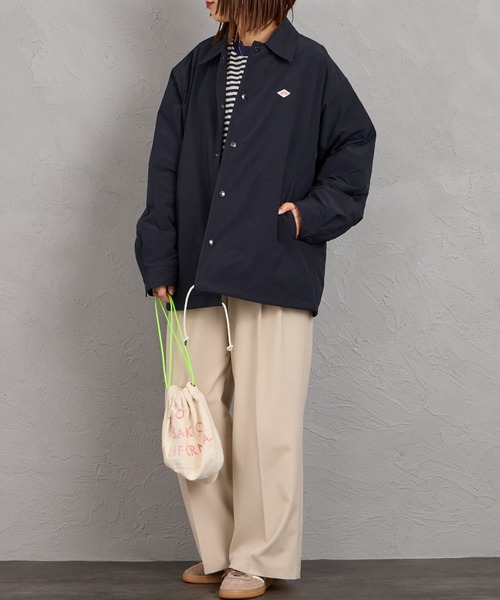 DANTON/ダントン] ピーチタフタ 中綿入り コーチジャケット（その他
