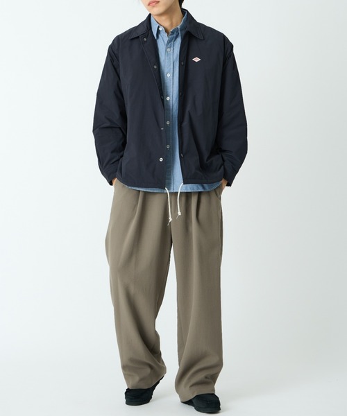 DANTON（ダントン）の「[DANTON/ダントン] ピーチタフタ 中綿入り コーチジャケット（その他アウター・レディース・アイボリー/ネイビー・40/42）」の16枚目の写真