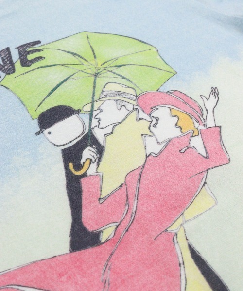 STUDIO PICONE(スタジオピッコーネ)の「アートイラストプルオーバー(Tシャツ/カットソー・レディース・ブルー・LL/L/M)」の6枚目の写真
