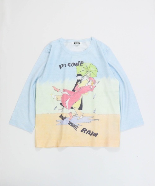 STUDIO PICONE(スタジオピッコーネ)の「アートイラストプルオーバー(Tシャツ/カットソー・レディース・ブルー・LL/L/M)」の10枚目の写真