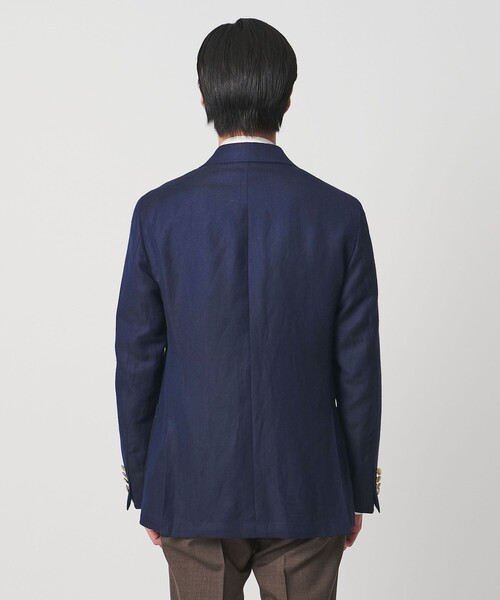 UNITED ARROWS(ユナイテッドアローズ)の「Vitale Barberis Canonico ウールリネン カルゼ ダブル 6ボタン ブレザー(テーラードジャケット・メンズ・ネイビー・46/48/50)」の19枚目の写真