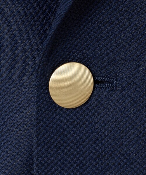 UNITED ARROWS(ユナイテッドアローズ)の「Vitale Barberis Canonico ウールリネン カルゼ ダブル 6ボタン ブレザー(テーラードジャケット・メンズ・ネイビー・46/48/50)」の2枚目の写真