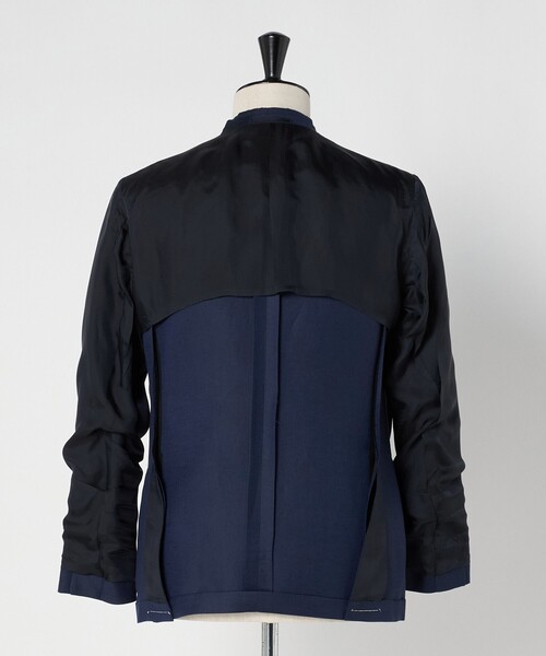 UNITED ARROWS(ユナイテッドアローズ)の「Vitale Barberis Canonico ウールリネン カルゼ ダブル 6ボタン ブレザー(テーラードジャケット・メンズ・ネイビー・46/48/50)」の11枚目の写真