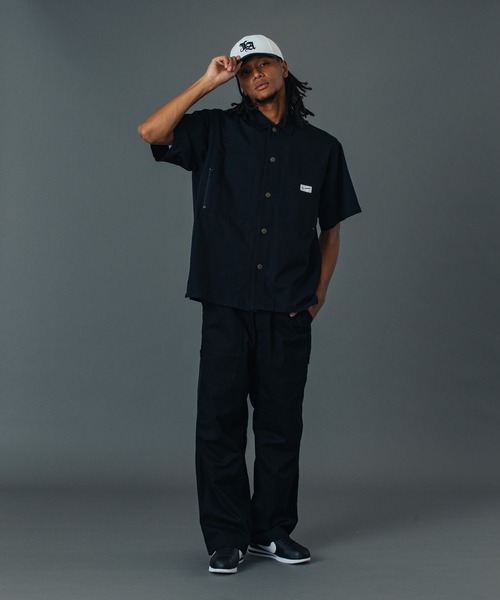 XLARGE（エクストララージ）の「SIDE ZIP S/S WORK SHIRT（シャツ/ブラウス・メンズ・ブルー/グレー/ブラック・XL/L/M/S）」の7枚目の写真