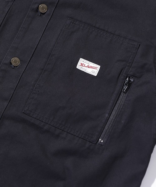 XLARGE（エクストララージ）の「SIDE ZIP S/S WORK SHIRT（シャツ/ブラウス・メンズ・ブルー/グレー/ブラック・XL/L/M/S）」の11枚目の写真