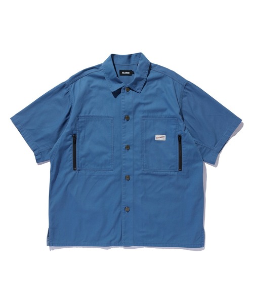 XLARGE（エクストララージ）の「SIDE ZIP S/S WORK SHIRT（シャツ/ブラウス・メンズ・ブルー/グレー/ブラック・XL/L/M/S）」の14枚目の写真