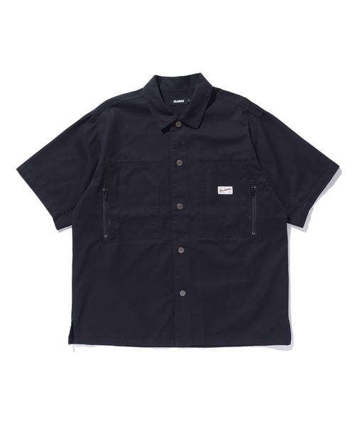 XLARGE（エクストララージ）の「SIDE ZIP S/S WORK SHIRT（シャツ/ブラウス・メンズ・ブルー/グレー/ブラック・XL/L/M/S）」の13枚目の写真