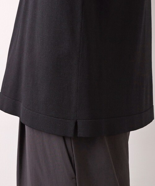 THE SHOP TK (ザ ショップ ティーケー )の「《KURO》半袖モックネックニット 接触冷感(ニット/セーター・メンズ・ブラック・01/02/03/04)」の13枚目の写真