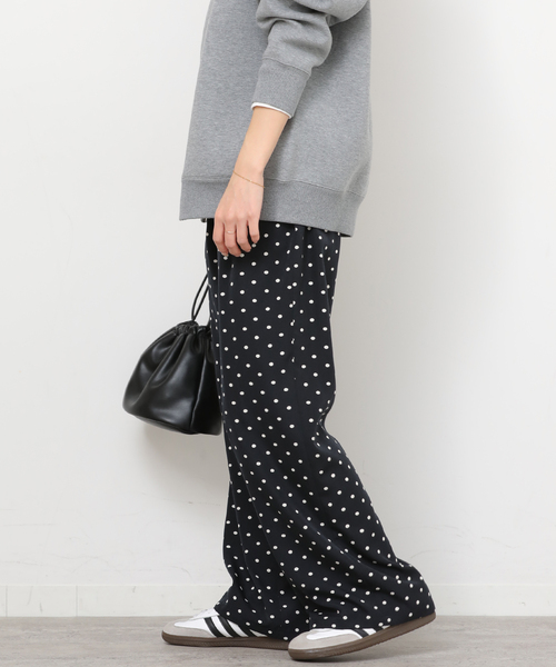 JOURNAL STANDARD relume(ジャーナルスタンダード レリューム)の「ランダムドットイージーパンツ(その他パンツ・レディース・ブラック/ブラウン/ホワイト・FREE)」の13枚目の写真